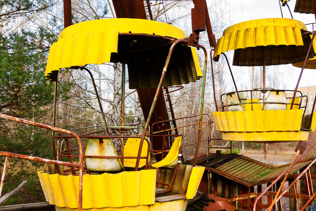 Sehenswürdigkeiten von Tschernobyl: ein Vergnügungspark in Pripyat und das Riesenrad